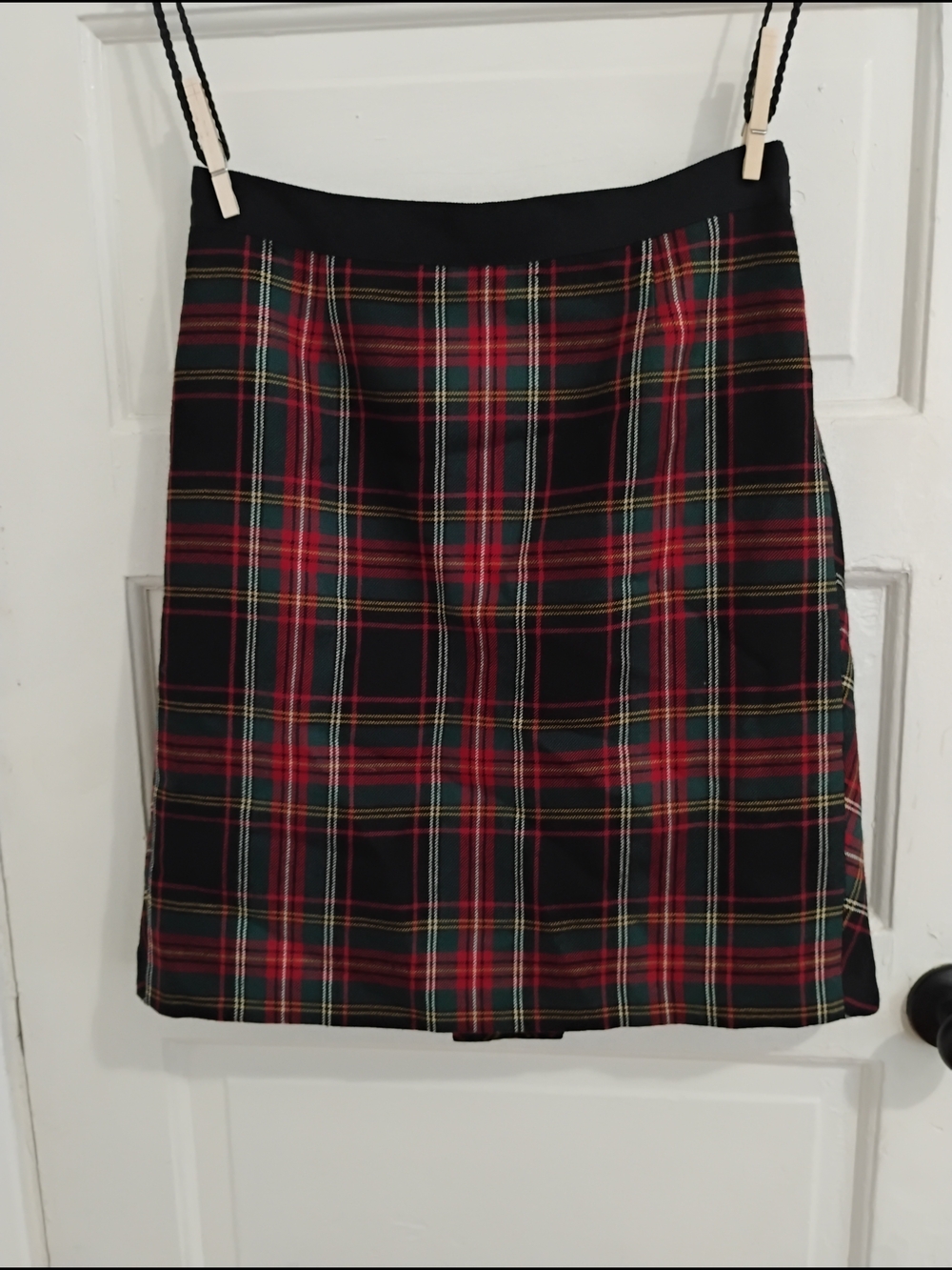 J. Crew Classic Tartan 100% Wool Holiday Skirt